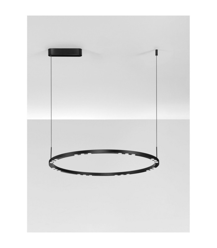 Lunette Integrated LED Pendant Ceiling Light Sandy Black Triac Dimmable LED 46W 1879lm 3000K-6
