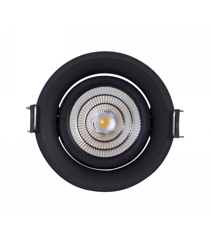 LED Recessed Tiltable Downlight, Black, 60 deg. Beam Angle, 780lm, 4000K, IP20, DRIVER NOT INC. - 7
