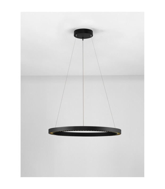 Deos Integrated LED Pendant Ceiling Light Sandy Black Triac Dimmable LED 27W 2083lm 3000K-2