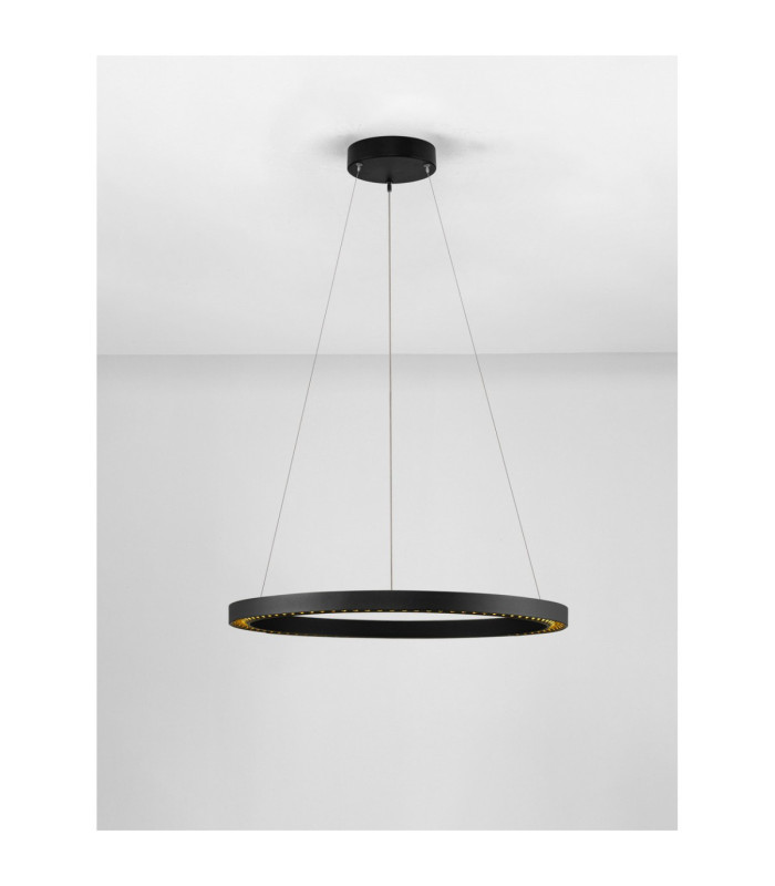 Deos Integrated LED Pendant Ceiling Light Sandy Black Triac Dimmable LED 27W 2083lm 3000K-3