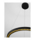 Deos Integrated LED Pendant Ceiling Light Sandy Black Triac Dimmable LED 27W 2083lm 3000K-5