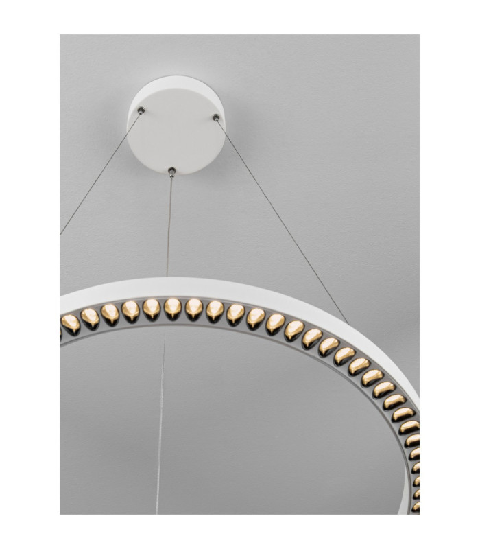 Deos Integrated LED Pendant Ceiling Light Sandy White Triac Dimmable LED 27W 2083lm 3000K-6