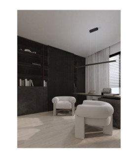 Deos Bar Pendant Ceiling Light Sandy Black Triac Dimmable LED 25W 2255lm 3000K-2