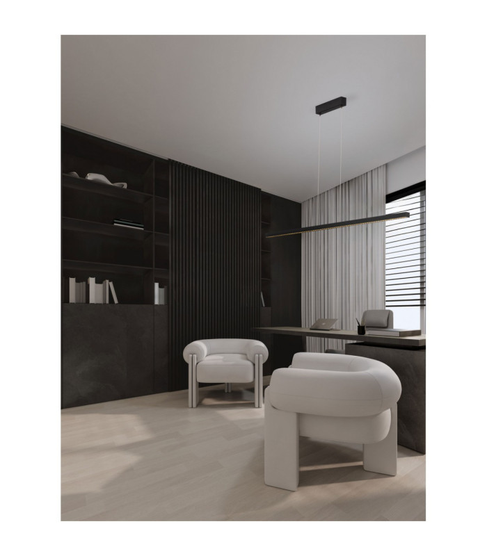 Deos Bar Pendant Ceiling Light Sandy Black Triac Dimmable LED 25W 2255lm 3000K-2