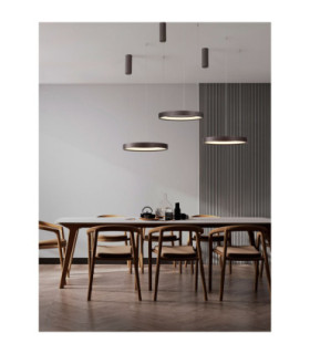 Perrine Integrated LED Pendant Ceiling Light Brushed Brown Coffee Triac Dimmable LED 22W 1540lm 3000K-2