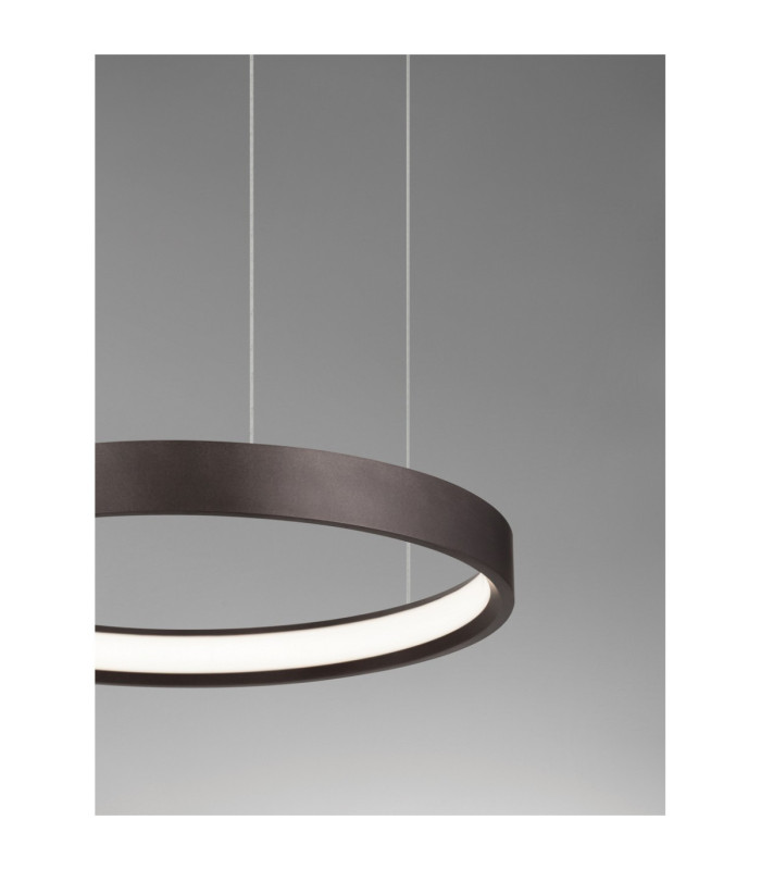 Perrine Integrated LED Pendant Ceiling Light Brushed Brown Coffee Triac Dimmable LED 22W 1540lm 3000K-6
