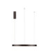 Perrine Integrated LED Pendant Ceiling Light Brushed Brown Coffee Triac Dimmable LED 40W 2800lm 3000K-3
