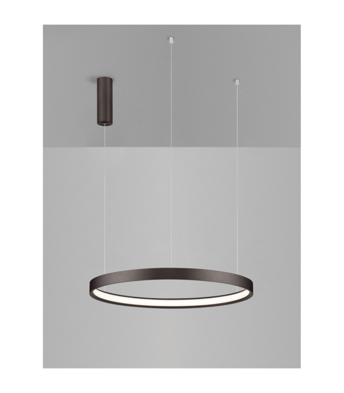 Perrine Integrated LED Pendant Ceiling Light Brushed Brown Coffee Triac Dimmable LED 40W 2800lm 3000K-4