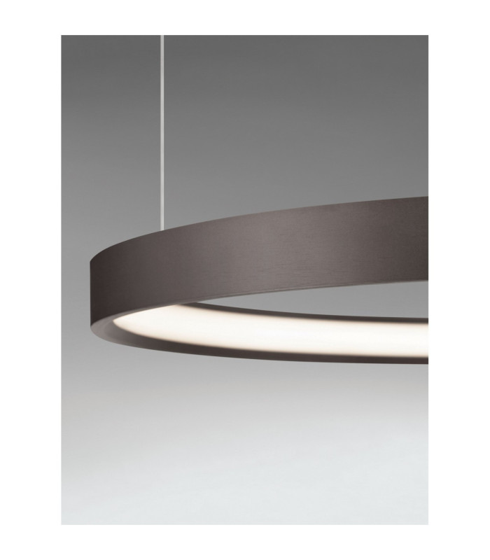 Perrine Integrated LED Pendant Ceiling Light Brushed Brown Coffee Triac Dimmable LED 40W 2800lm 3000K-6