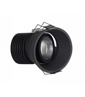 LED Recessed Tiltable Downlight, Black, 25 deg. Beam Angle, 840lm, 5000K, IP20, DRIVER NOT INC. - 2