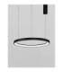Pertino Integrated LED Pendant Ceiling Light Sandy Black Triac Dimmable LED 48W 2773lm 2700K-3