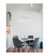 Pertino Integrated LED Pendant Ceiling Light Sandy White Triac Dimmable LED 38W 2175lm 2700K-2