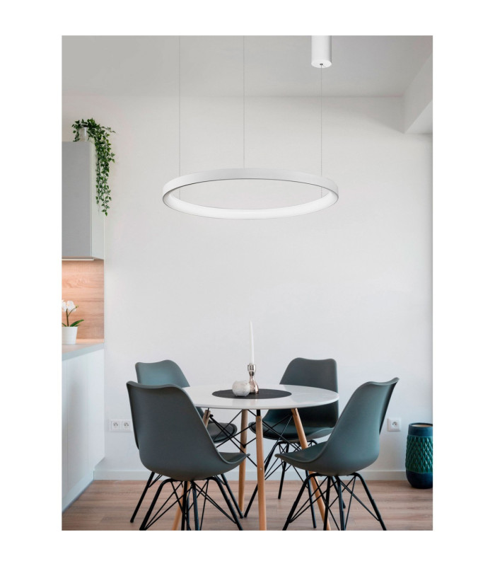 Pertino Integrated LED Pendant Ceiling Light Sandy White Triac Dimmable LED 38W 2175lm 2700K-2