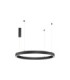 Sting Integrated LED Pendant Ceiling Light Sandy Black Triac Dimmable LED 60W 3389lm 3000K-1