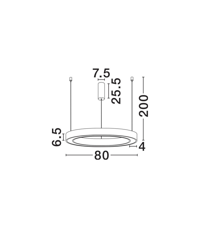 Sting Integrated LED Pendant Ceiling Light Sandy White Triac Dimmable LED 50W 2968lm 3000K-5
