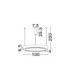 Sting Integrated LED Pendant Ceiling Light Sandy White Triac Dimmable LED 60W 3389lm 3000K-5