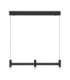 Poetic Bar Pendant Ceiling Light Sandy Black Triac Dimmable LED 12W 780lm 3000K-1