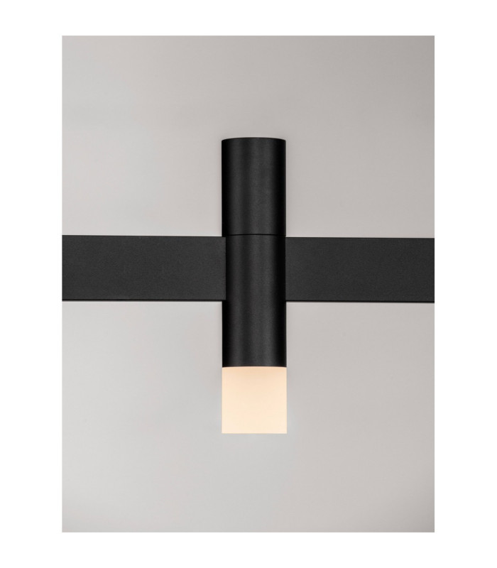 Poetic Bar Pendant Ceiling Light Sandy Black Triac Dimmable LED 12W 780lm 3000K-2
