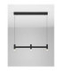 Poetic Bar Pendant Ceiling Light Sandy Black Triac Dimmable LED 12W 780lm 3000K-4