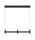 Poetic Bar Pendant Ceiling Light Sandy Black Triac Dimmable LED 12W 780lm 2700K-1