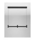 Poetic Bar Pendant Ceiling Light Sandy Black Triac Dimmable LED 12W 780lm 2700K-3