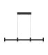 Poetic Bar Pendant Ceiling Light Sandy Black Triac Dimmable LED 17W 1364lm 3000K-1