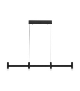 Poetic Bar Pendant Ceiling Light Sandy Black Triac Dimmable LED 17W 1364lm 3000K-1