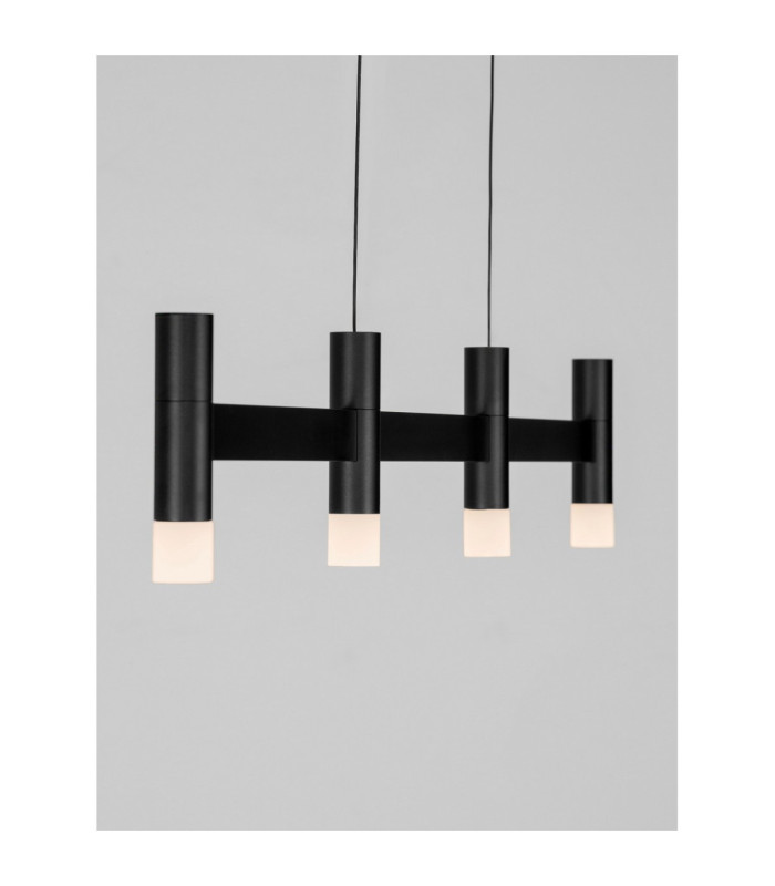 Poetic Bar Pendant Ceiling Light Sandy Black Triac Dimmable LED 17W 1364lm 2700K-5