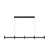Poetic Bar Pendant Ceiling Light Sandy Black Triac Dimmable LED 21W 1600lm 3000K-1