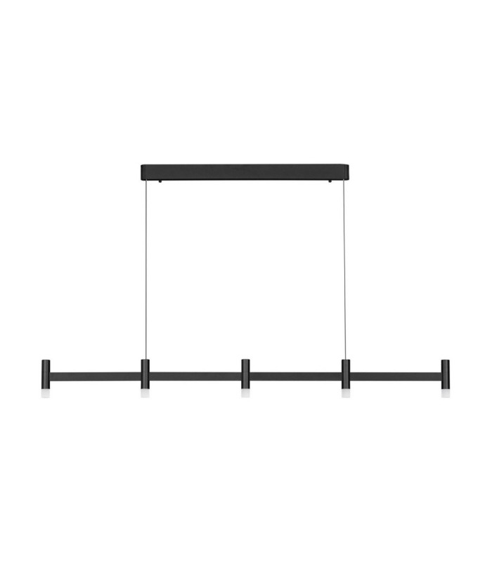 Poetic Bar Pendant Ceiling Light Sandy Black Triac Dimmable LED 21W 1600lm 3000K-1