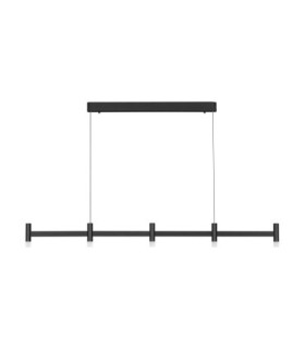 Poetic Bar Pendant Ceiling Light Sandy Black Triac Dimmable LED 21W 1600lm 2700K-1