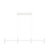 Poetic Bar Pendant Ceiling Light Sandy White Triac Dimmable LED 17W 1364lm 3000K-1