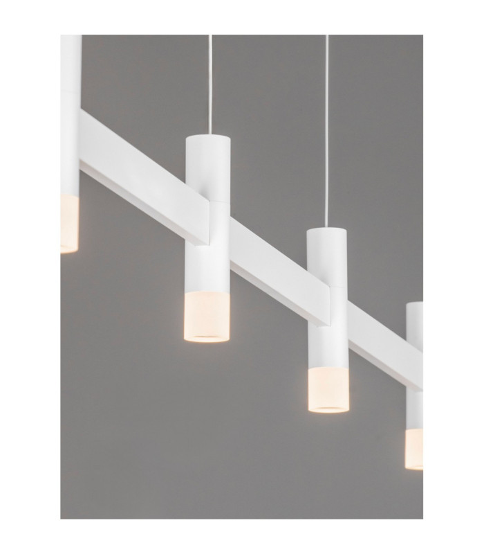 Poetic Bar Pendant Ceiling Light Sandy White Triac Dimmable LED 17W 1364lm 3000K-2