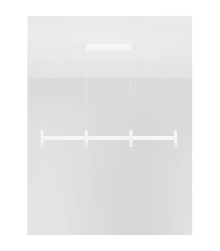Poetic Bar Pendant Ceiling Light Sandy White Triac Dimmable LED 17W 1364lm 3000K-3
