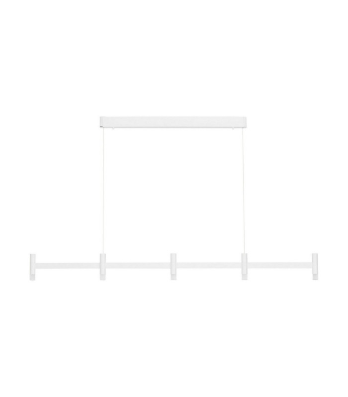 Poetic Bar Pendant Ceiling Light Sandy White Triac Dimmable LED 21W 1600lm 3000K-1