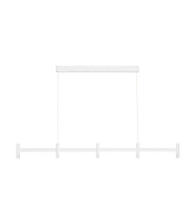 Poetic Bar Pendant Ceiling Light Sandy White Triac Dimmable LED 21W 1600lm 2700K-1