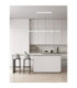 Poetic Bar Pendant Ceiling Light Sandy White Triac Dimmable LED 21W 1600lm 2700K-2
