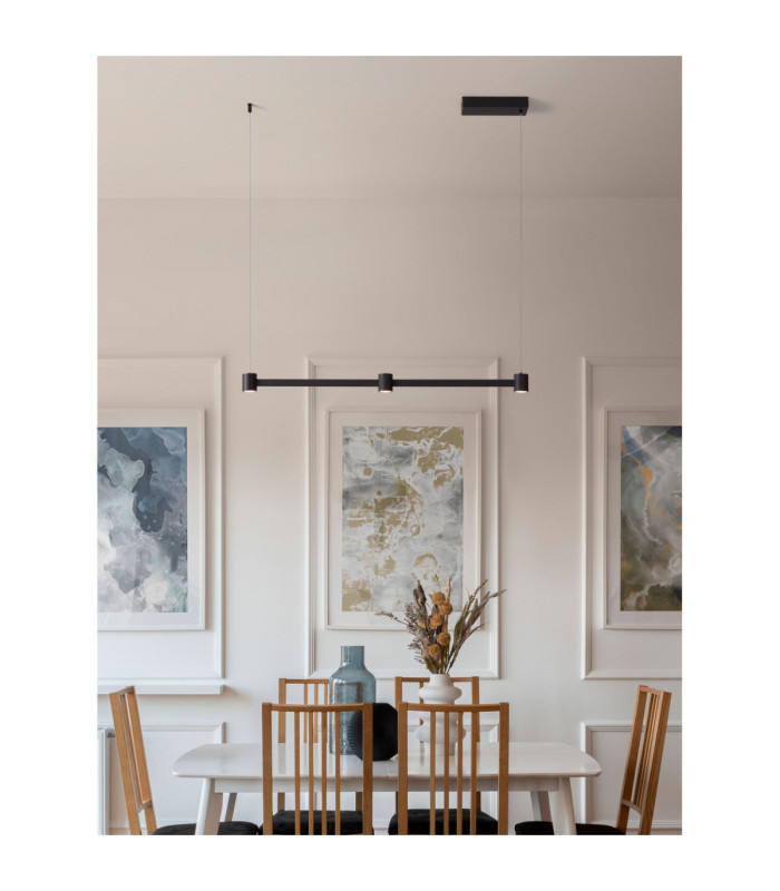 Puize Bar Pendant Ceiling Light Sandy Black Triac Dimmable LED 21W 1665lm 3000K-2