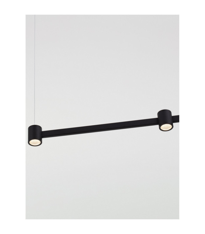 Puize Bar Pendant Ceiling Light Sandy Black Triac Dimmable LED 21W 1665lm 3000K-5