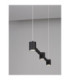 Puize Bar Pendant Ceiling Light Sandy Black Triac Dimmable LED 21W 1665lm 3000K-8