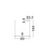 Puize Bar Pendant Ceiling Light Sandy Black Triac Dimmable LED 21W 1665lm 3000K-9