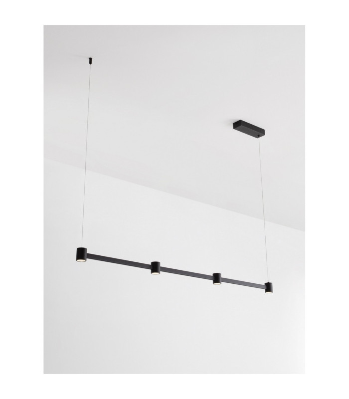 Puize Bar Pendant Ceiling Light Sandy Black Triac Dimmable LED 24W 2316lm 3000K-5