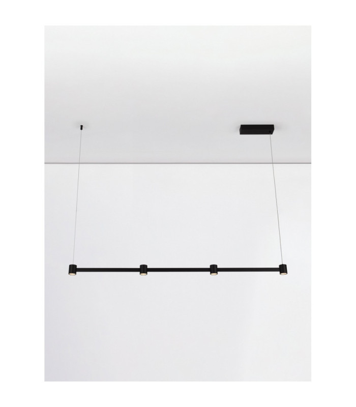 Puize Bar Pendant Ceiling Light Sandy Black Triac Dimmable LED 24W 2316lm 3000K-6