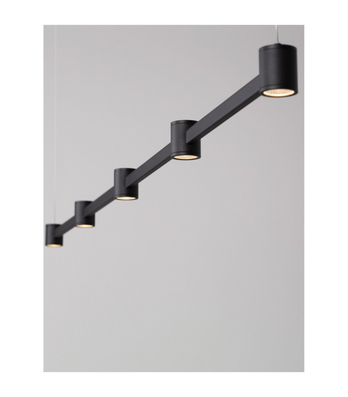 Puize Bar Pendant Ceiling Light Sandy Black Triac Dimmable LED 30W 2755lm 3000K-6