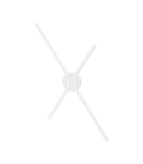 Akro Integrated LED Wall Lamp Matt White Triac Dimmable LED 16W 719lm 2700-3000-4000K CCT Dip Switch-1