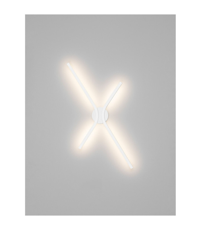 Akro Integrated LED Wall Lamp Matt White Triac Dimmable LED 16W 719lm 2700-3000-4000K CCT Dip Switch-4