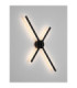 Akro Integrated LED Wall Lamp Matt Black Triac Dimmable LED 16W 719lm 2700-3000-4000K CCT Dip Switch-5