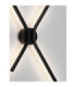 Akro Integrated LED Wall Lamp Matt Black Triac Dimmable LED 16W 719lm 2700-3000-4000K CCT Dip Switch-6