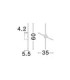 Akro Integrated LED Wall Lamp Matt Black Triac Dimmable LED 16W 719lm 2700-3000-4000K CCT Dip Switch-7