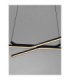 Akro Bar Pendant Ceiling Light Matt Black Triac Dimmable LED 41W 2253lm 2700-3000-4000K CCT-6